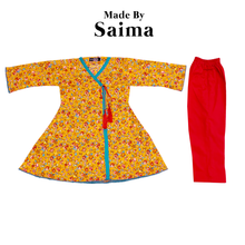 Load image into Gallery viewer, Angrakha Kurti with Trouser