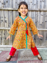 Load image into Gallery viewer, Angrakha Kurti with Trouser
