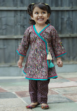 Load image into Gallery viewer, Cocoa Brown - Printed Kurti with Trouser
