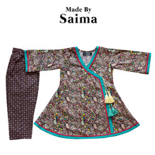 Load image into Gallery viewer, Cocoa Brown - Printed Kurti with Trouser
