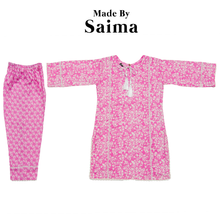Load image into Gallery viewer, Pink Printed Kurta with Trouser
