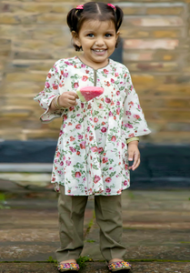 Floral Kurta with Trouser