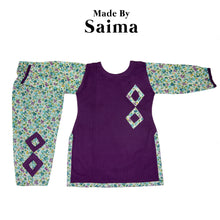 Load image into Gallery viewer, Purple Kurta with Trouser
