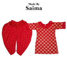 Load image into Gallery viewer, Choti Dulhan - Printed Kameez with Samosa Salwar
